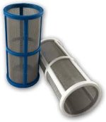 50 and 80 Mesh Filter Two Pack - Bouncer Mac Daddy White Blue