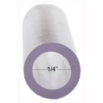 Polythene Tubing Clear 1/4" I.d. (6 x 8mm) - per metre