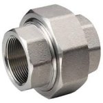 SS Union 1/2 Inch NPT Female x 1/2 Inch NPT Female